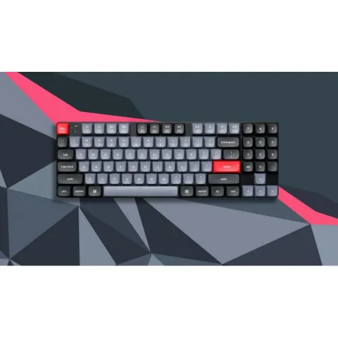 Беспроводная механическая клавиатура QMK Keychron K13 Pro, 90 клавиш, Hot-Swap, Gateron low profile Red Switch