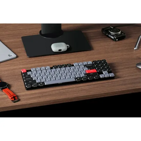 Беспроводная механическая клавиатура QMK Keychron K13 Pro, 90 клавиш, Hot-Swap, Gateron low profile Red Switch