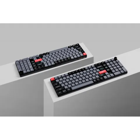 Беспроводная механическая клавиатура QMK Keychron K17 Pro, 103 клавиши, Knob, Hot-Swap, Gateron low profile Blue Switch