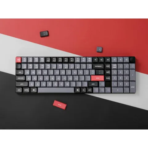 Беспроводная механическая клавиатура QMK Keychron K17 Pro, 103 клавиши, Knob, Hot-Swap, Gateron low profile Brown Switch