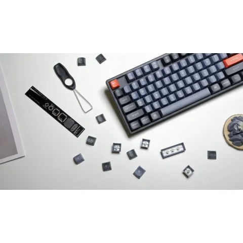Беспроводная механическая клавиатура QMK Keychron K8 Pro, 87 клавиш, Hot-Swap, Gateron G pro Blue Switch