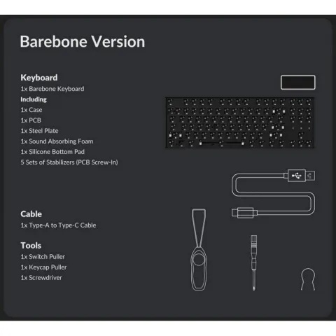 Беспроводная механическая клавиатура QMK Keychron K8 Pro, 87 клавиш, Hot-Swap, Gateron G pro Brown Switch