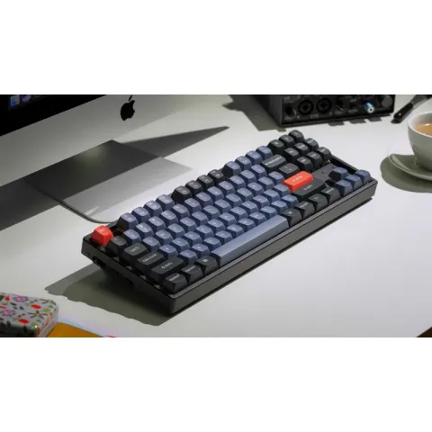 Беспроводная механическая клавиатура QMK Keychron K8 Pro, 87 клавиш, Hot-Swap, Gateron G pro Brown Switch