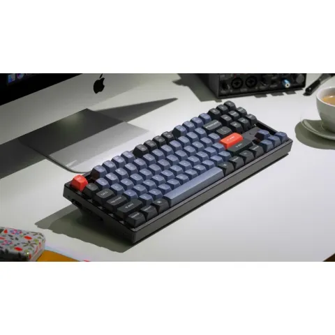 Беспроводная механическая клавиатура QMK Keychron K8 Pro, 87 клавиш, Hot-Swap, Gateron G pro Red Switch
