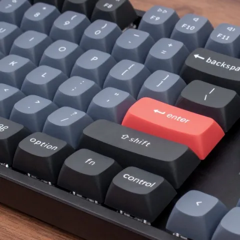 Беспроводная механическая клавиатура QMK Keychron K8 Pro, 87 клавиш, Hot-Swap, Gateron G pro Red Switch