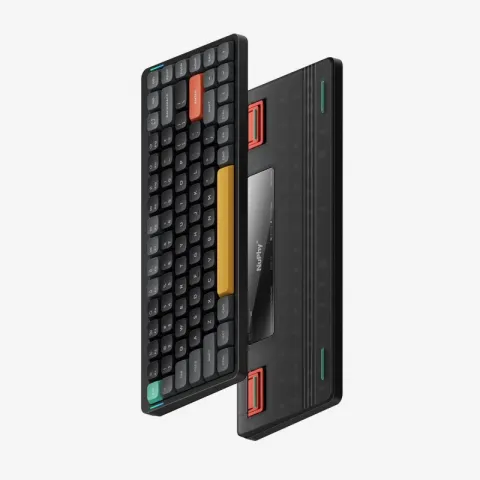 Беспроводная механическая клавиатура QMK Nuphy AIR75v2 Basalt Black, RGB, Hot Swap, Aloe Switch