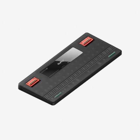 Беспроводная механическая клавиатура QMK Nuphy AIR75v2 Basalt Black, RGB, Hot Swap, Cowberry Switch