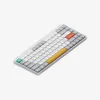 Беспроводная механическая клавиатура QMK Nuphy AIR75v2 Ionic White, RGB, Hot Swap, Blue Switch