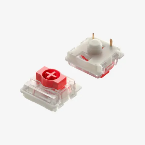 Беспроводная механическая клавиатура QMK Nuphy AIR75v2 Ionic White, RGB, Hot Swap, Red Switch