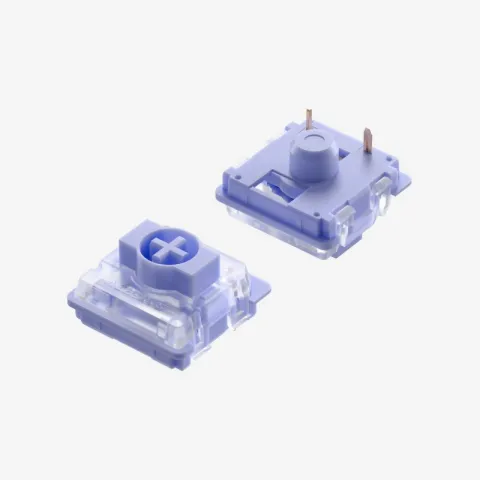 Беспроводная механическая клавиатура QMK Nuphy AIR75v2 Ionic White, RGB, Hot Swap, Wisteria Switch