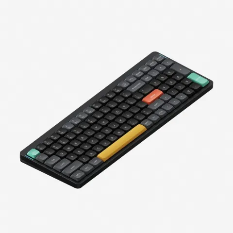 Беспроводная механическая клавиатура QMK Nuphy AIR96v2 Basalt Black (EN), RGB, Hot Swap, Cowberry Switch