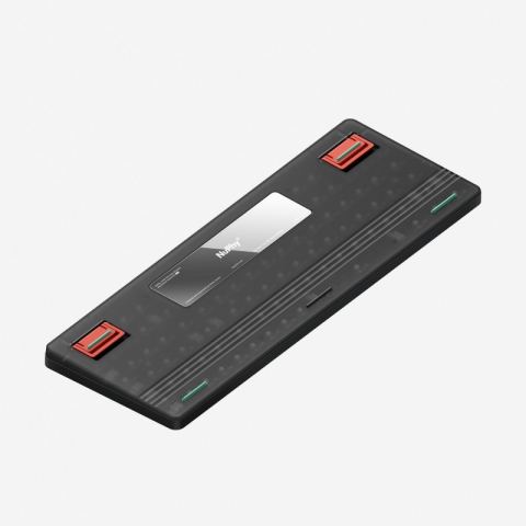 Беспроводная механическая клавиатура QMK Nuphy AIR96v2 Basalt Black (EN), RGB, Hot Swap, Red Switch