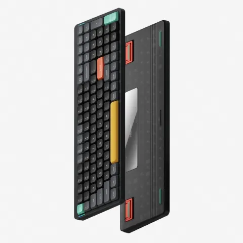 Беспроводная механическая клавиатура QMK Nuphy AIR96v2 Basalt Black (EN), RGB, Hot Swap, Red Switch
