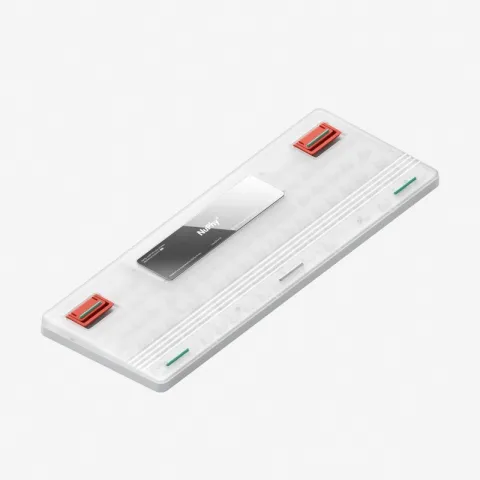 Беспроводная механическая клавиатура QMK Nuphy AIR96v2 Ionic White (EN), RGB, Hot Swap, Brown Switch