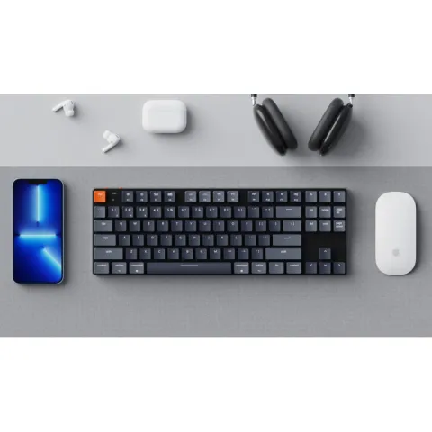 Беспроводная механическая ультратонкая клавиатура Keychron K1SE, TKL, RGB подсветка, Red Switch