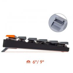 Беспроводная механическая ультратонкая клавиатура Keychron K5SE, Full Size, RGB подсветка, Blue Switch