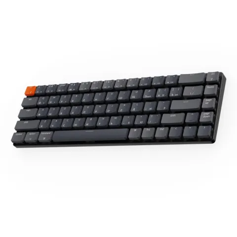 Беспроводная механическая ультратонкая клавиатура Keychron K7, 68 клавиш, White LED подсветка, Blue Switch