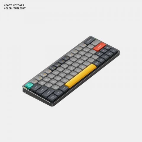 Беспроводная механическая ультратонкая клавиатура Nuphy AIR60 (Twilight), 64 клавиши, RGB подсветка, Red Switch