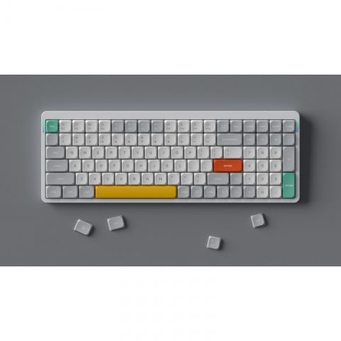 Беспроводная механическая ультратонкая клавиатура Nuphy AIR96 (White), 96 клавиш, RGB подсветка, Blue Switch