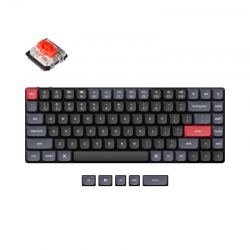 Беспроводная механическая ультратонкая клавиатура QMK Keychron K3 Pro, 84 клавиши, RGB-подсветка, Gateron Red Switch