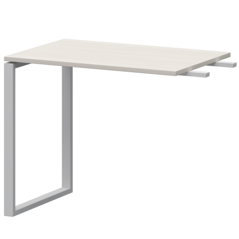 Бриф-приствка на металлокаркасе АМ.О-090.60 Ясень шимо/Белый 900x600x760 Арго-М