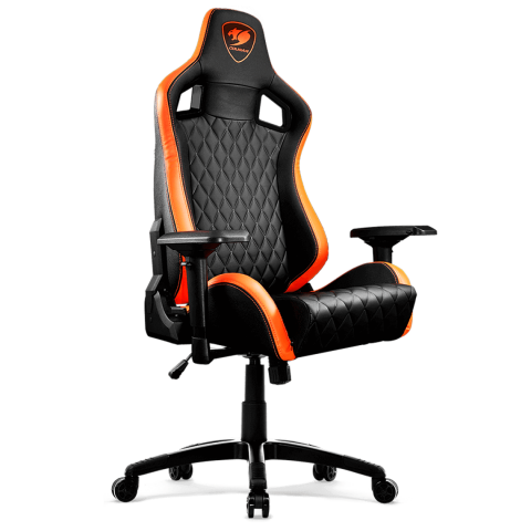 Кресло компьютерное игровое Cougar ARMOR S Black-Orange 