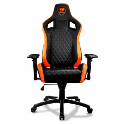 Кресло компьютерное игровое Cougar ARMOR S Black-Orange 