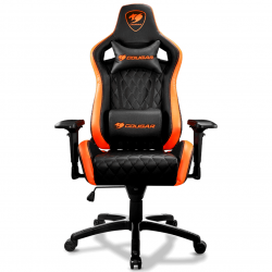 Кресло компьютерное игровое Cougar ARMOR S Black-Orange 