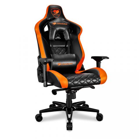 Кресло компьютерное игровое Cougar ARMOR TITAN Black-Orange