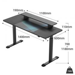 Игровой стол c электрической регулировкой EUREKA ERK-SM55-B