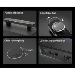 Игровой стол c электрической регулировкой EUREKA ERK-SM55-B