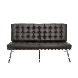 Диван Everprof Barcelona-2 Экокожа Черный