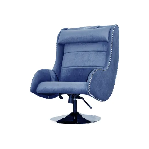 Дизайнерское массажное кресло EGO Max Comfort EG3003 Синий