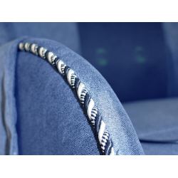 Дизайнерское массажное кресло EGO Max Comfort EG3003 Синий