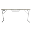 Стол компьютерный ZONE 51 TRINE 160 Wood/White