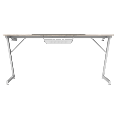 Стол компьютерный ZONE 51 TRINE 160 Wood/White