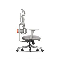 Эргономичное компьютерное кресло FoxGear NETZ модель XO - office edition, серый