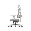 Эргономичное компьютерное кресло FoxGear NETZ модель XO - office edition, серый