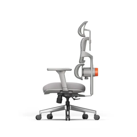Эргономичное компьютерное кресло FoxGear NETZ модель XO - office edition, серый