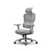 Эргономичное компьютерное кресло FoxGear NETZ модель XO - office edition, серый