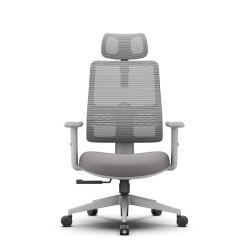 Эргономичное компьютерное кресло FoxGear NETZ One, DGGY, серый