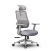 Эргономичное компьютерное кресло FoxGear NETZ One, DGGY, серый