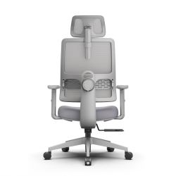 Эргономичное компьютерное кресло FoxGear NETZ One, DGGY, серый