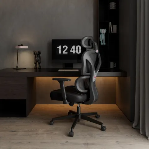 Эргономичное кресло Eureka Norn, Grey