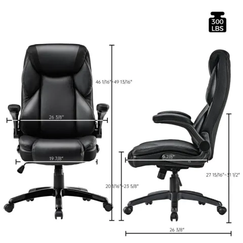 Эргономичное кресло Eureka OC11-B, черное