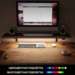 Стол для компьютера угловой (правый) c электрической регулировкой по высоте EUREKA ERK-L60R-RB