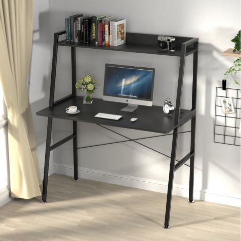 Стол письменный EUREKA ERK-LD-43B с шириной 109 см, Black