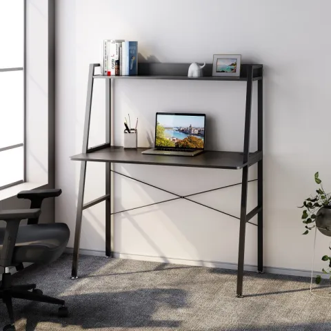 Стол письменный EUREKA ERK-LD-43B с шириной 109 см, Black