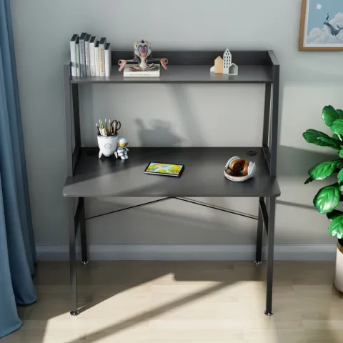 Стол письменный EUREKA ERK-LD-43B с шириной 109 см, Black