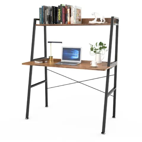 Стол письменный (для компьютера) EUREKA ERK-LD-43VP с шириной 109 см, Brown